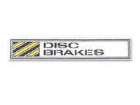 Exterior Parts & Trim - Exterior Body Decals - Jim Osborn Reproductions - Disc Brake Tailgate Decal