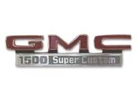 Classic Chevy & GMC Truck Parts - Trim Parts - Fender Emblems 1500 Sierra Custom